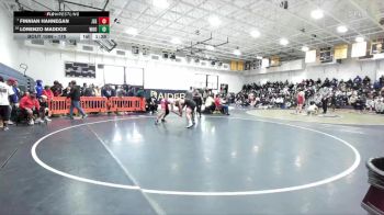 175 lbs Champ. Round 1 - Finnian Hannegan, JSerra vs Lorenzo Maddox, Woodbridge