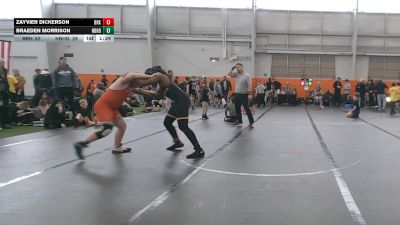 160 lbs Round 2 (4 Team) - Braeden Morrison, Neighborhood Wrestling vs Zayvier Dickerson, Brecksville