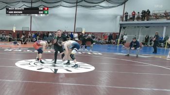126 lbs Semifinal - Nick Desisto, Tewksbury vs Abe Brown, Quabbin