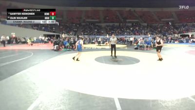 6A Boys 126 lbs Champ. Round 2 - Olin Waxler, Grant Boys vs Sawyer Keinonen, Newberg Boys