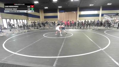 122 lbs Round Of 16 - Liam Hernandez, Gladiator WC vs Brennan Viray, Legends Of Gold LV