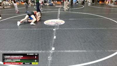 129 lbs Cons. Semi - Curren Coggins, Carolina Reapers vs Cohen Kennington, Buford Stingers Wrestling