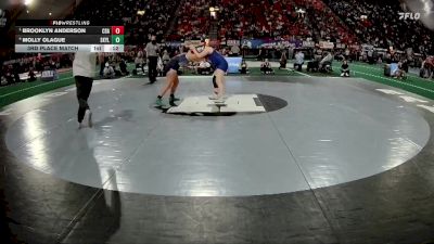 G 165 lbs 3rd Place Match - Molly Olague, Skyline vs Brooklyn Anderson, Coeur D Alene