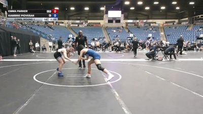 131 lbs Cons. Round 1 - Kambrie Piovesan, Carl Albert vs Emma Parker, Colby Community College