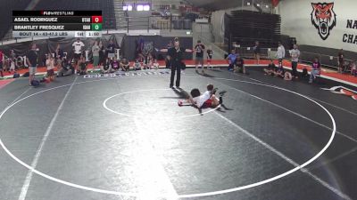 43-47.2 lbs Champ. Round 1 - Asael Rodriguez, Utah vs Brantley Fresquez, Idaho