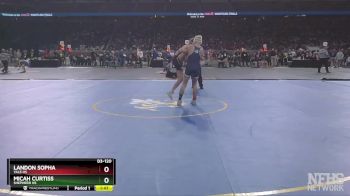D3-120 lbs Champ. Round 1 - Landon Sopha, Yale HS vs Micah Curtiss, Shepherd HS