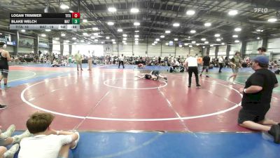 105 lbs Rr Rnd 2 - Logan Trimmer, Titan Forge - MS vs Blake Welch, Mat Warriors Green MS - MS