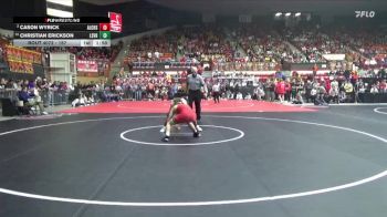 157 lbs Champ. Round 1 - Christian Erickson, Lindsborg-Smoky Valley Hs vs Cason Wyrick, Altamont-Labette County Hs