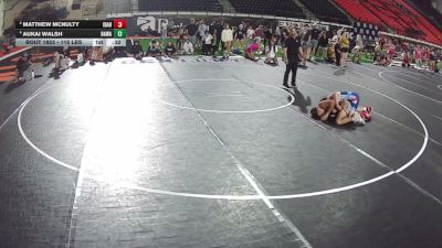 115 lbs 1st Place Match - Aukai Walsh, Hawaii vs Matthew McNulty, Idaho