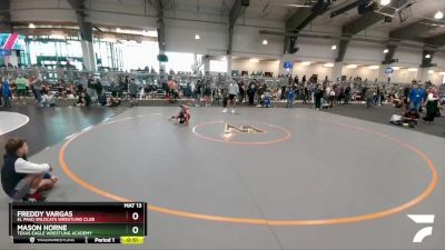 65 lbs Champ. Round 1 - Freddy Vargas, El Paso Wildcats Wrestling Club vs Mason Horne, Texas Eagle Wrestling Academy