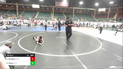 86 lbs Rr Rnd 1 - Chloe Bradley, Juggernaut Wrestling Club vs Cain Pena, NM Beast