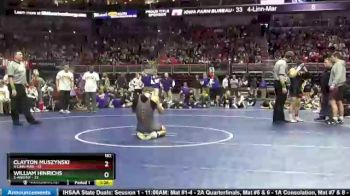 182 lbs Quarterfinal - Clayton Muszynski, 4-Linn-Mar vs William Hinrichs, 5-Ankeny