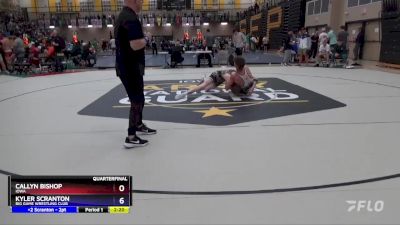 175 lbs Quarterfinal - Callyn Bishop, Iowa vs Kyler Scranton, Big Game Wrestling Club