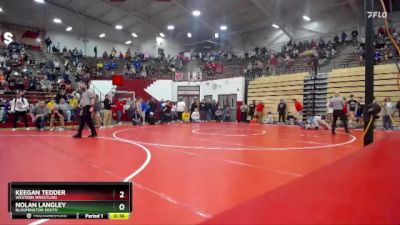 120 lbs Cons. Round 4 - Nolan Langley, Bloomington South vs Keegan Tedder, Western Wrestling