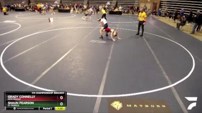 114 Championship Bracket Champ. Round 2 - Shaun Pearson, St. Francis vs Grady Connelly, New Prague