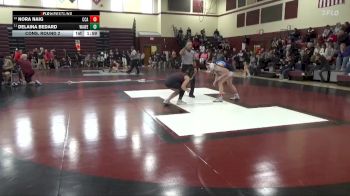 125 lbs Cons. Round 2 - Delaina Bedard, Waterloo West vs Nora Naig, Clear Creek-Amana