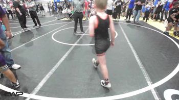 75 lbs Consi Of 4 - Larson Busby, Cushing Tigers vs Brock Emery, Sperry Wrestling Club