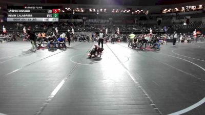 95 lbs Consi Of 4 - Joseph Biviano, Lodi vs Kevin Calabrese, Wrestling U
