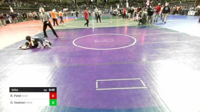 50 lbs Round Of 32 - Rudra Patel, Scorpions vs Dominick Voskian, Manasquan