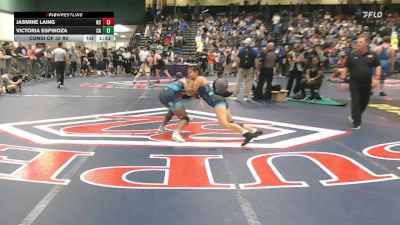 132 lbs Consi Of 32 #2 - Jasmine Laing, NC vs Victoria Espinoza, CA