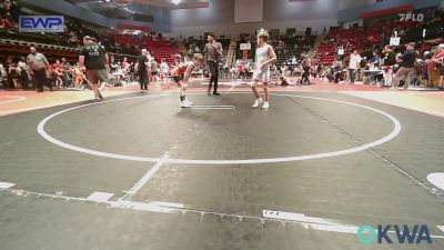 80 lbs Consi Of 8 #2 - Dylan Detherow, Collinsville Cardinal Youth Wrestling vs Fysher Harris, Pawhuska Elks Takedown