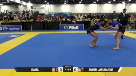 Gwyneth Lana Chu Cavada vs Shantel Odette Ambriz 2025 World IBJJF Jiu-Jitsu No-Gi Championship