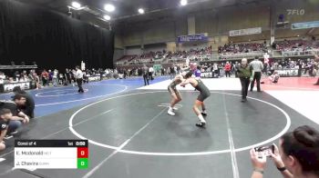 123 lbs Consi Of 4 - Eli Mcdonald, No Team vs Julio Chavira, Dumas WC