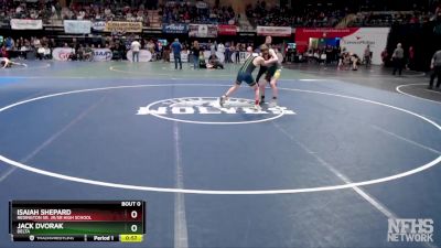 130 lbs Cons. Round 2 - Jack Dvorak, Delta vs Isaiah Shepard, Redington Sr. Jr/Sr High School