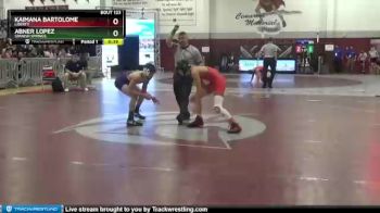 120 lbs Cons. Round 2 - Kaimana Bartolome, Liberty vs Abner Lopez, Spanish Springs.