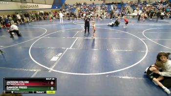 50 lbs Cons. Round 2 - Dawson Freed, Team Prestige vs Jackson Colvin, Roy Wrestling Club