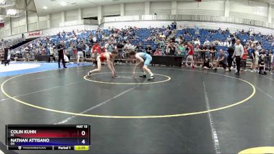 126 lbs Champ. Round 2 - Colin Kuhn, MI vs Nathan Attisano, OH