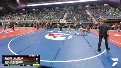 71 lbs Quarterfinal - Sawyer Holbrook, Natrona Colts Wrestling vs Gunnar Robinson, Camel Kids Wrestling