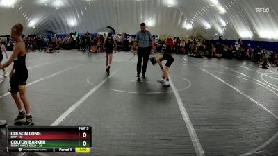 76 lbs Round 1 (10 Team) - Colson Long, OMP vs Colton Barker, Rising Kingz Gold