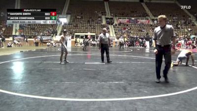 6A 132 lbs Cons. Round 4 - Davonte Smith, Russell County vs Jacob Constanza, Gulf Shores