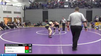 132 lbs Semis & 1st Wrestleback (8 Team) - Jake Petras, Penn vs Caleb Mattingly, Carmel