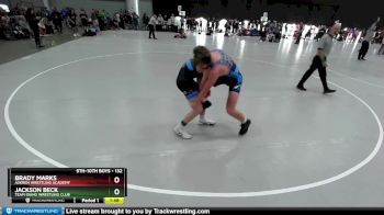 132 lbs Champ. Round 2 - Brady Marks, Askren Wrestling Academy vs Jackson Beck, Team Idaho Wrestling Club