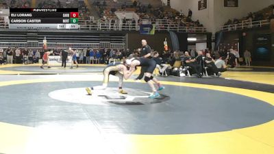 113 lbs Consi Of 16 #1 - Eli Lorang, Cardinal Newman School vs Carson Caster, North Raleigh Christian Academy
