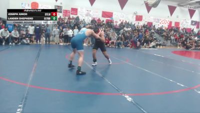 190 lbs Champ. Round 1 - Joseph Junod, Steilacoom vs Landen Shepherd, Olympia