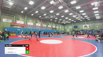 128 lbs Quarterfinal - Joseph Toscano, Buchanan vs Jonathan Woods, Highland