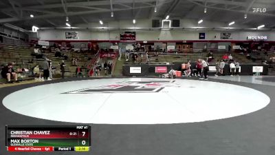 184 lbs Cons. Round 4 - Max Borton, Glenville State vs Christian Chavez, Indianapolis