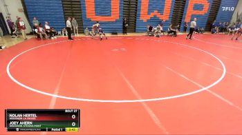 157 lbs Quarterfinal - Nolan Hertel, Wisconsin-La Crosse vs Joey Ahern, Wisconsin-Stevens Point