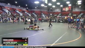 119 lbs Cons. Round 3 - Nathaniel Williams, South Dade / Gladiator WC vs Rohan Marion, Michigan Grappler RTC