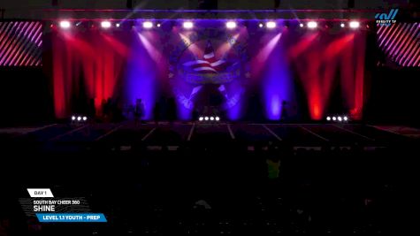 South Bay Cheer 360 - Shine [2025 L1.1 Youth - PREP Day 1] 2025 The American Showcase