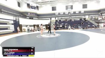 125 lbs Round 2 (4 Team) - Maya Fiodorova, Gold Rush vs Lyla Layson, Nevada Elite