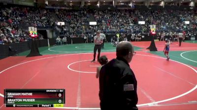 60 lbs Champ. Round 2 - Braxton Musser, FOWCA vs Graham Mathie, ATW2