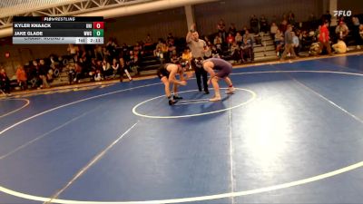 157 lbs Champ. Round 3 - Jake Glade, Western Wyoming College vs Kyler Knaack, Northern Iowa