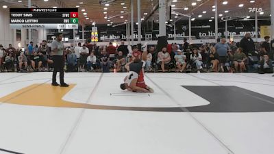 105 lbs Semifinal - Teddy Sims, Shore Thing WC - MS vs Marco Lettini, Ruthless - MS