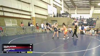 125 lbs Round 1 (10 Team) - Kalina Hotema, Hawaii 2 vs Addison Call, Utah 2