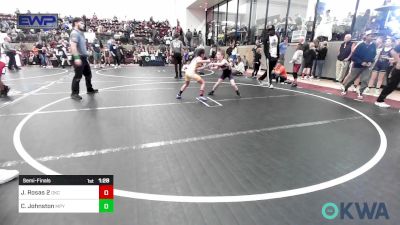 61 lbs Semifinal - Juliette Rosas 2, OKC Saints Wrestling vs Canaan Johnston, Mannford Pirate Youth Wrestling