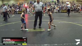 52 lbs Round 1 (6 Team) - Steven Martinez, Region Wrestling Academy vs Leo Riesen, The Fort Hammers